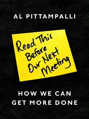cover image of Read This Before Our Next Meeting